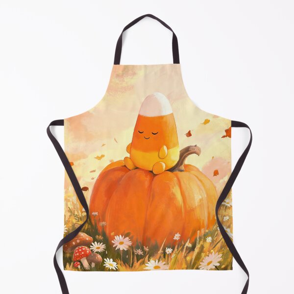 Item preview, Cozy Kawaii Candy Corn Pumpkin Autumn Character designed and sold by cr6zym1nd.