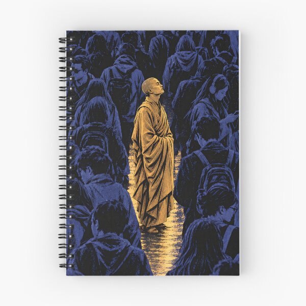 Item preview, Unmoved — Spiritual Monk Meditation Art designed and sold by SacredLensV.