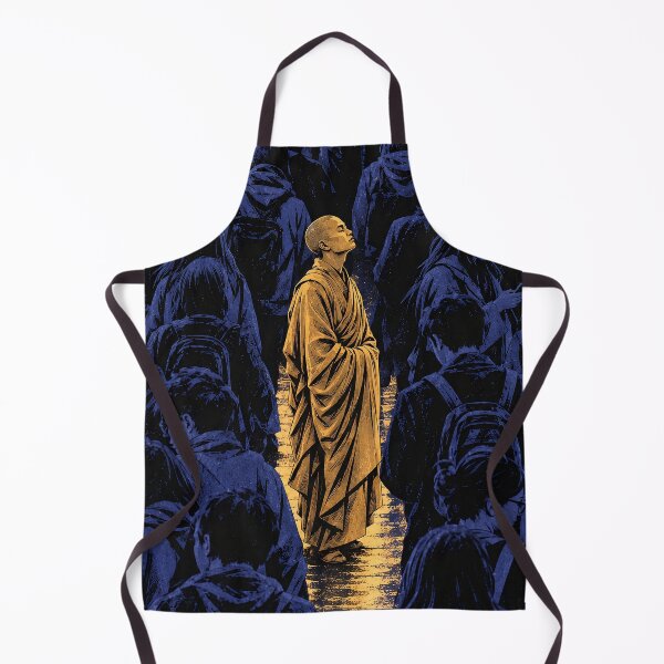 Item preview, Unmoved — Spiritual Monk Meditation Art designed and sold by SacredLensV.