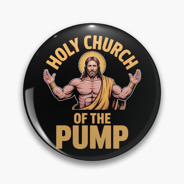 Artikelvorschau, Heilige Kirche der Pumpe – Lustiges christliches Fitnessstudio-Bodybuilding entworfen und verkauft von LoFizzy.