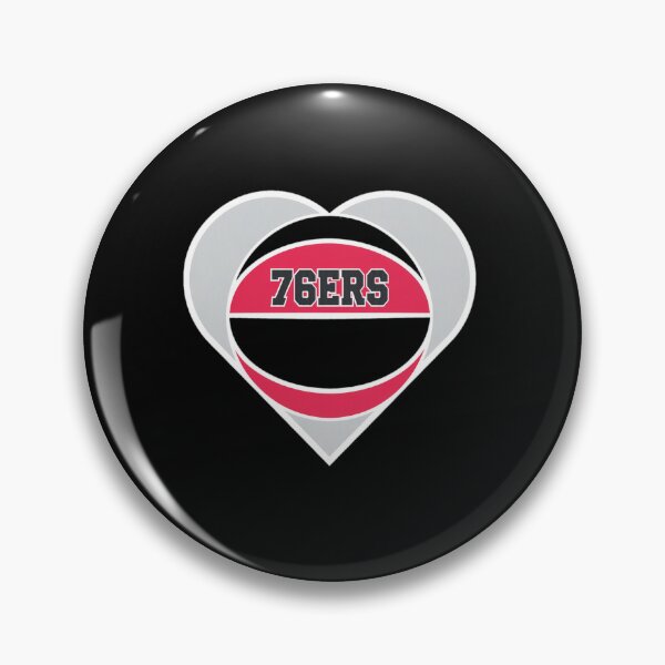 Item preview, 76ERS Heart Basketball Fan Love  designed and sold by DeborahDonal.