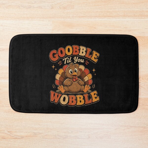 Item preview, Goobble Til You Wobble / Happy Thanksgiving   designed and sold by TheEndDesign.