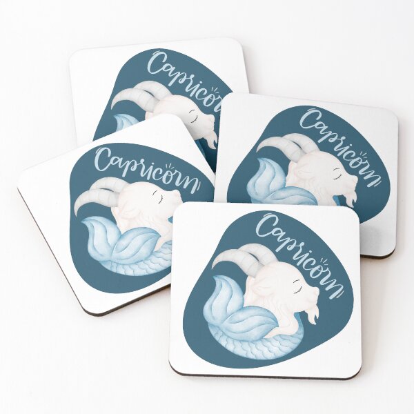 Item preview, Capricorn - blue and White Sea goat   designed and sold by priyankajustine.
