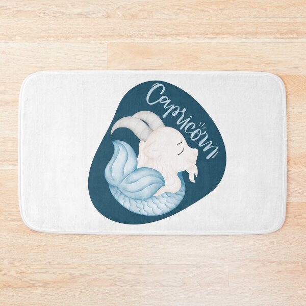 Item preview, Capricorn - blue and White Sea goat   designed and sold by priyankajustine.