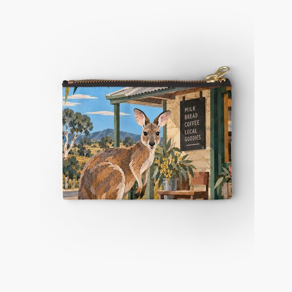 Item preview, Kangaroo at the Corner Store designed and sold by LittleDreamsCo.