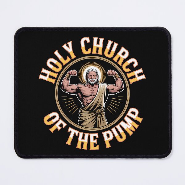 Item preview, Holy Church Of The Pump – Funny Christian Gym Bodybuilding designed and sold by LoFizzy.