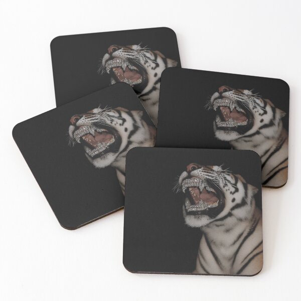 Item preview,  Diamond Grill Tiger – Roaring Luxury Wild Cat Design designed and sold by TeeStyle.mr.