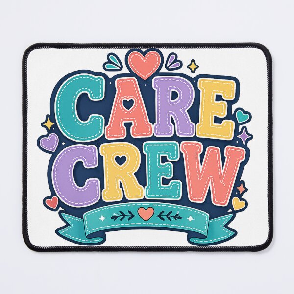 Item preview, Care Crew Cute Healthcare Team Nurse Medical Worker Colorful Art Design designed and sold by inkoutninja.