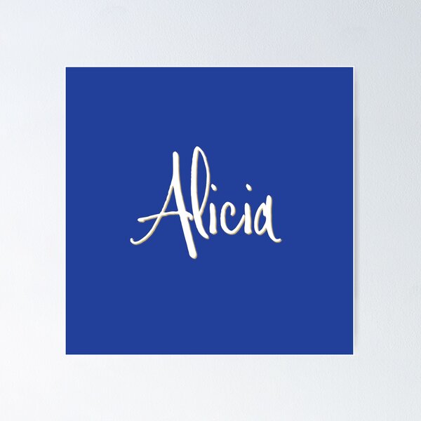 Item preview, ALICIA personalized type design designed and sold by CharlottePlaceArt.