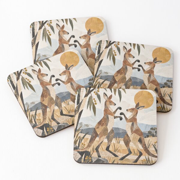 Item preview, Boxing Kangaroos designed and sold by LittleDreamsCo.