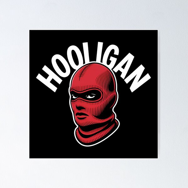 Item preview, Hooligan – Red Ski Mask Streetwear Graphic designed and sold by LoFizzy.