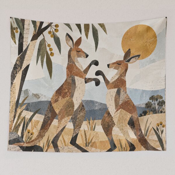 Item preview, Boxing Kangaroos designed and sold by LittleDreamsCo.