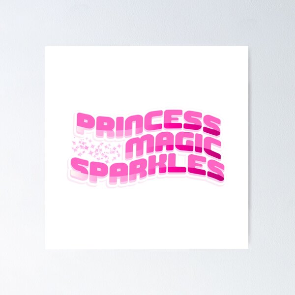 Aperçu de l'œuvre Princesse Magie Paillettes créée et vendue par GeoGoose.