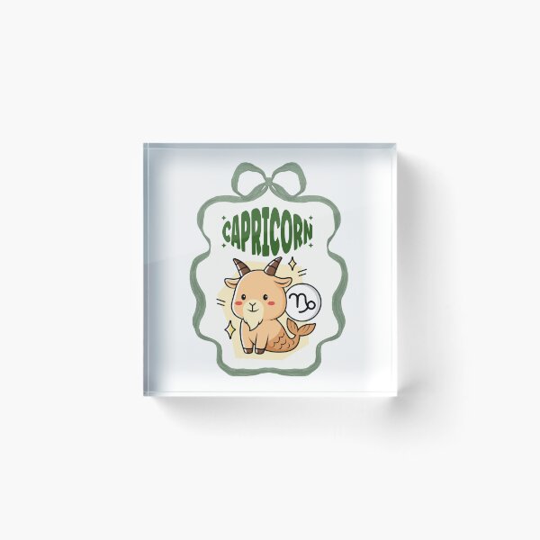 Item preview, Capricorn - green Sea goat   designed and sold by priyankajustine.