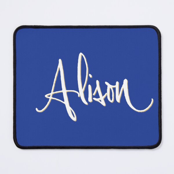 Item preview, ALISON personalized type design designed and sold by CharlottePlaceArt.