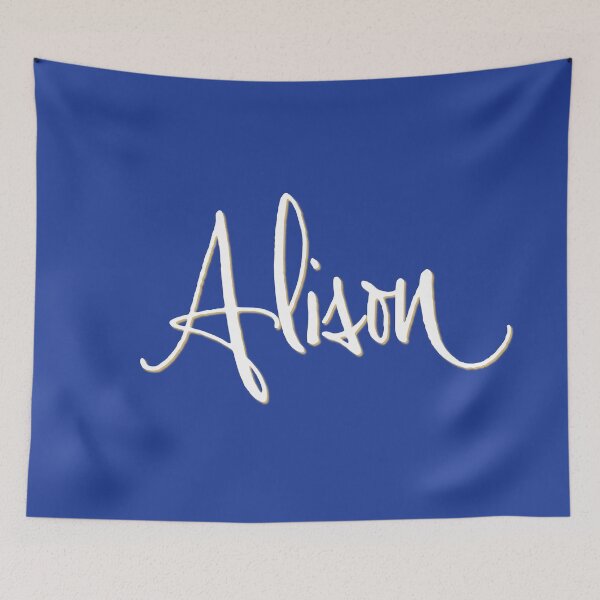 Item preview, ALISON personalized type design designed and sold by CharlottePlaceArt.