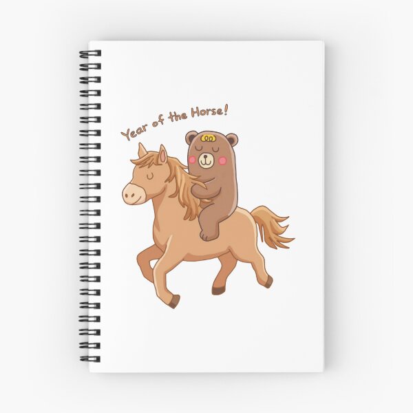 Item preview, Bear Riding Horse Cute Whimsical Best Friends Art designed and sold by rhysanadraws.