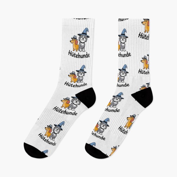 Item preview, Hütehunde – lustiges Wortspiel Hunde mit Hut designed and sold by LoFizzy.