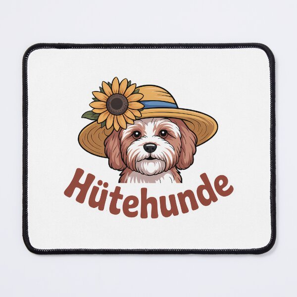 Item preview, Hütehunde – lustiges Wortspiel Hunde mit Hut designed and sold by LoFizzy.