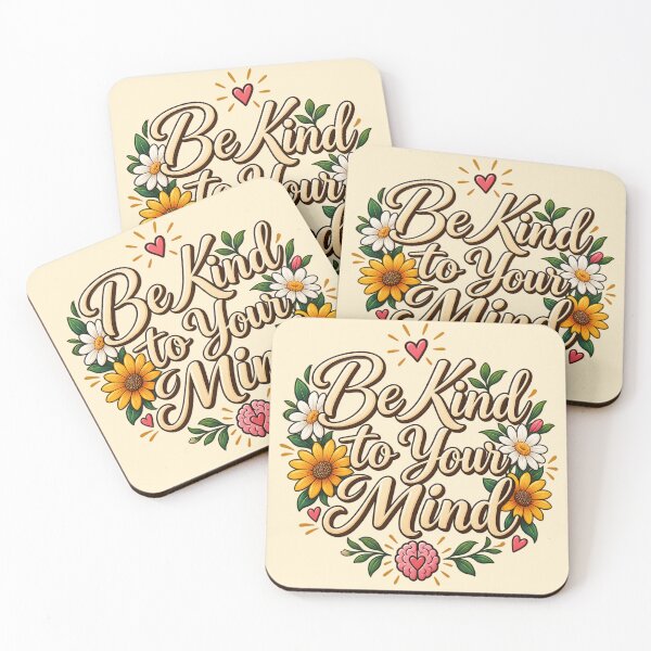 Item preview, Be Kind to Your Mind Floral  designed and sold by Hari Arts.