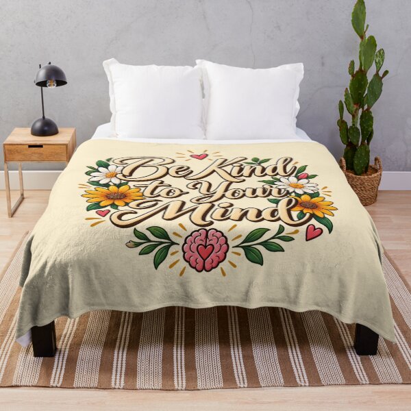 Item preview, Be Kind to Your Mind Floral designed and sold by Hari Arts.