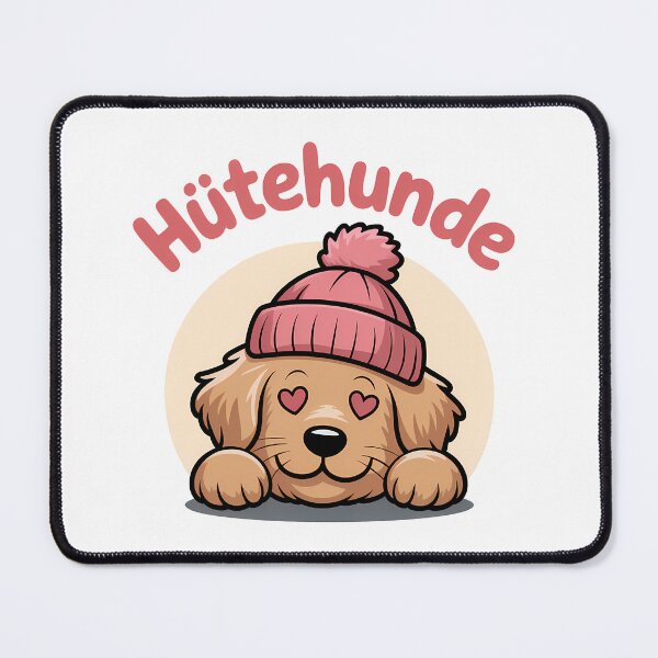 Item preview, Hütehunde – lustiges Wortspiel Hunde mit Hut designed and sold by LoFizzy.