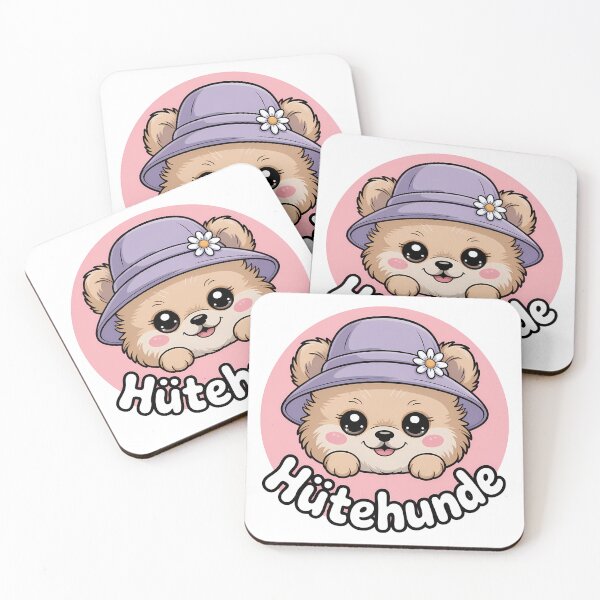 Item preview, Hütehunde – lustiges Wortspiel Hunde mit Hut designed and sold by LoFizzy.