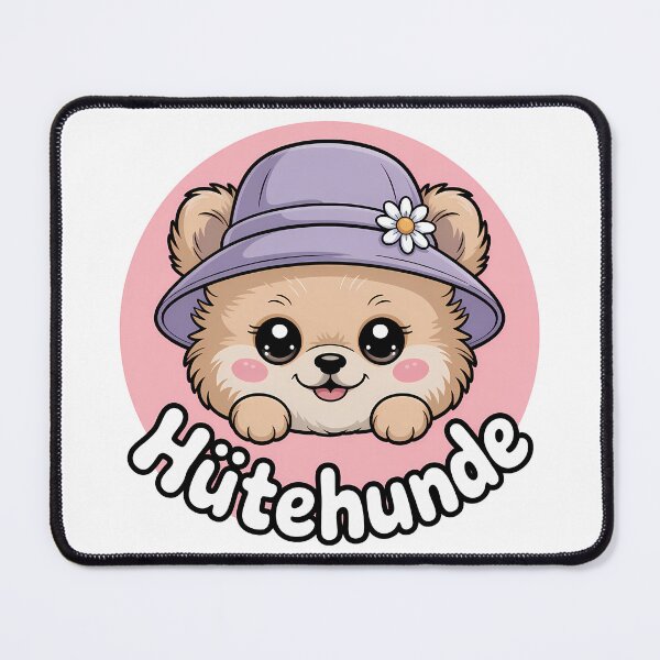 Item preview, Hütehunde – lustiges Wortspiel Hunde mit Hut designed and sold by LoFizzy.