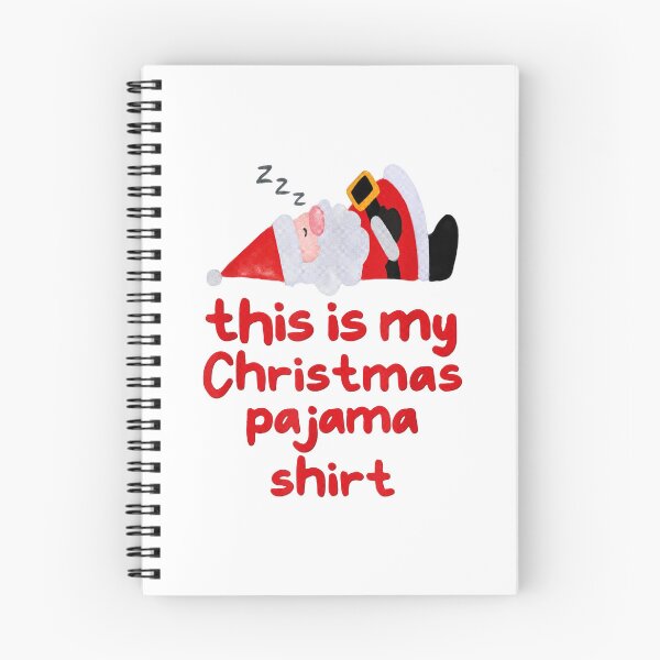 Item preview, Sleeping Santa Claus Christmas Pajama Shirt Art designed and sold by galahgalih10.