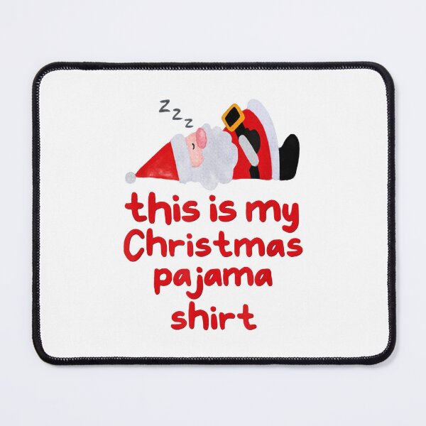 Item preview, Sleeping Santa Claus Christmas Pajama Shirt Art designed and sold by galahgalih10.