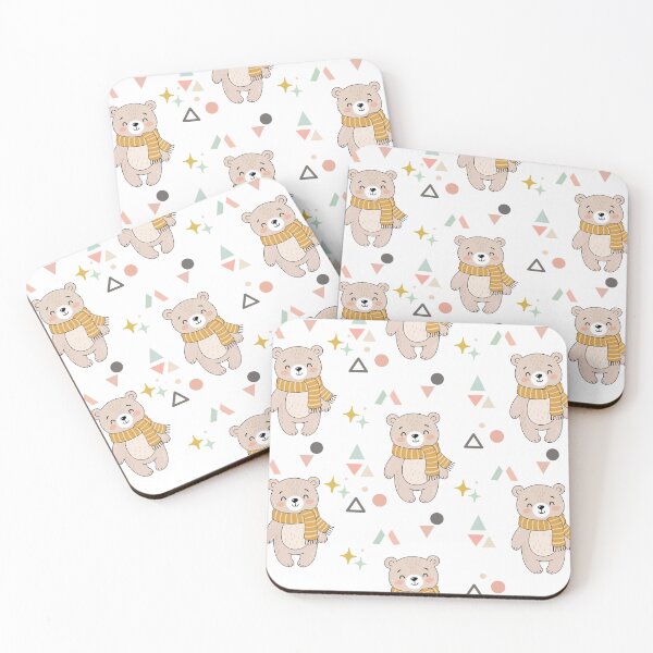 Item preview, Cute Little Bear Seamless Pattern designed and sold by prapapon.