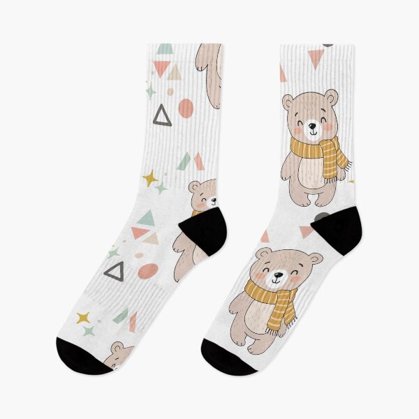 Item preview, Cute Little Bear Seamless Pattern designed and sold by prapapon.