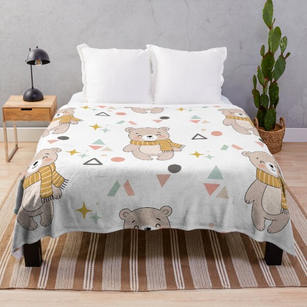 Item preview, Cute Little Bear Seamless Pattern designed and sold by prapapon.