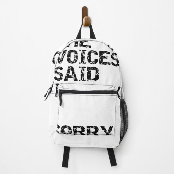 Item preview, Sorry Ladies The Voices Said I'm Taken Funny Sarcastic Meme T-Shirt designed and sold by Overcooked Prints.