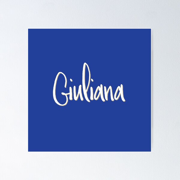 Item preview, GIULIANA personalized type design designed and sold by CharlottePlaceArt.