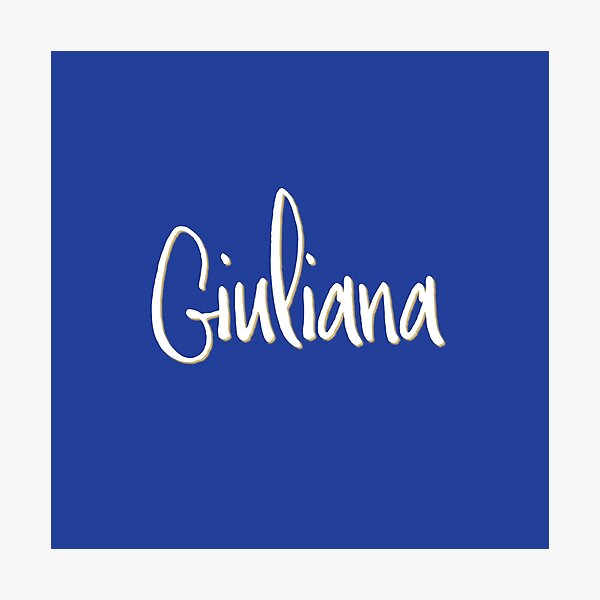 Item preview, GIULIANA personalized type design designed and sold by CharlottePlaceArt.