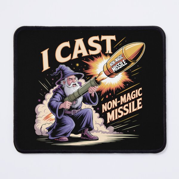 Item preview, I Cast Non-Magic Missile – Funny Tabletop RPG Wizard Design designed and sold by LoFizzy.