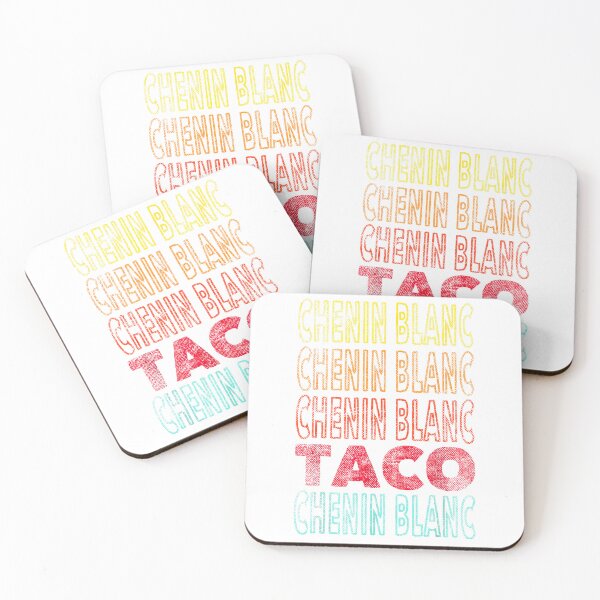 Item preview, Funny Vintage Style Chenin Blanc and Taco Lover T-Shirt designed and sold by TinyHands-Art.