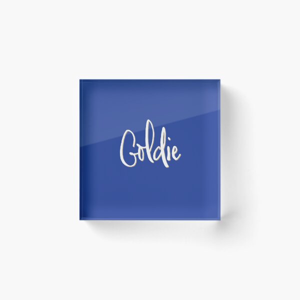 Item preview, GOLDIE personalized type design designed and sold by CharlottePlaceArt.