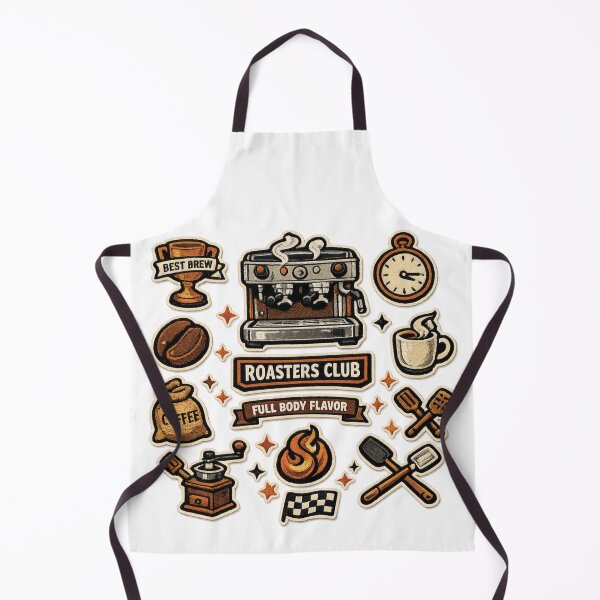 Item preview, Coffee Roasters Club – Vintage Embroidered Patch designed and sold by Mindful56.