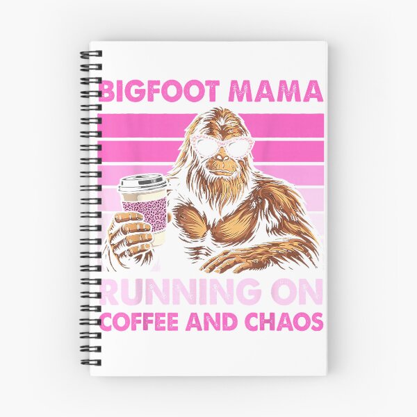 Item preview, Funny Women's Coffee Lover Humor Bigfoot Mama Sasquatch Mom T-Shirt designed and sold by KeathyArt.