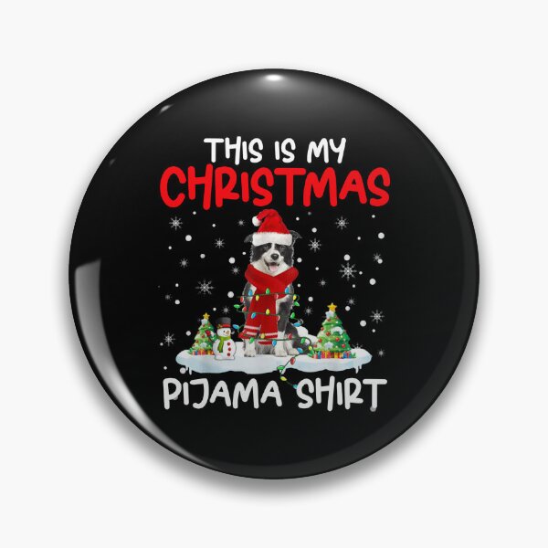 Item preview, Border Collie Dog Christmas Pajama Tree Art designed and sold by galahgalih10.