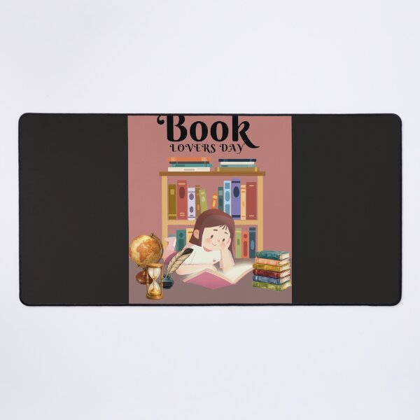 Item preview, Cute Bookworm Girl at Bookshelf designed and sold by Fana25.