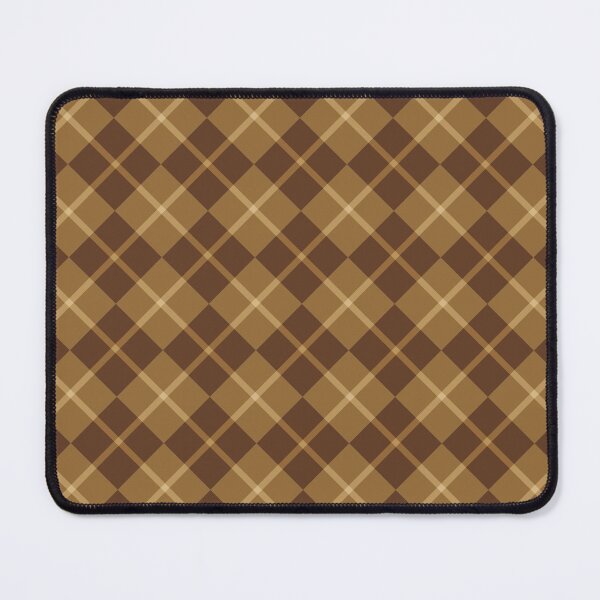 Item preview, Classic Brown Gold Argyle Plaid Pattern designed and sold by Aom Road.