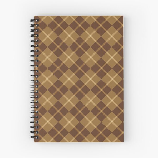 Item preview, Classic Brown Gold Argyle Plaid Pattern designed and sold by Aom Road.