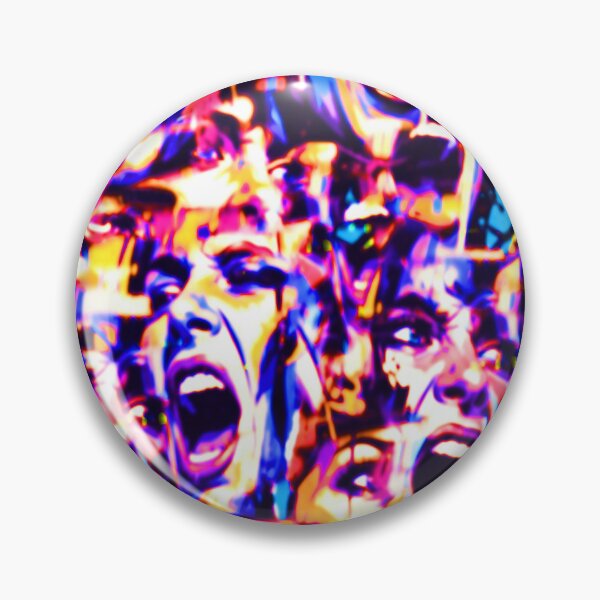 Item preview, FEMALE SHOUTING CROWD, designed and sold by NOIMION DIGITAL ART.