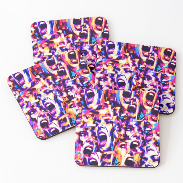 Item preview, FEMALE SHOUTING CROWD, designed and sold by NOIMION DIGITAL ART.