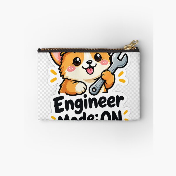 Item preview, Engineer Mode: ON – Cute Corgi Engineer designed and sold by Kushwaha18.