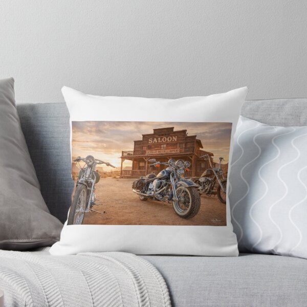 Item preview, Last Stop Saloon – Classic Motorcycles at Sunset designed and sold by Russell Thorne.