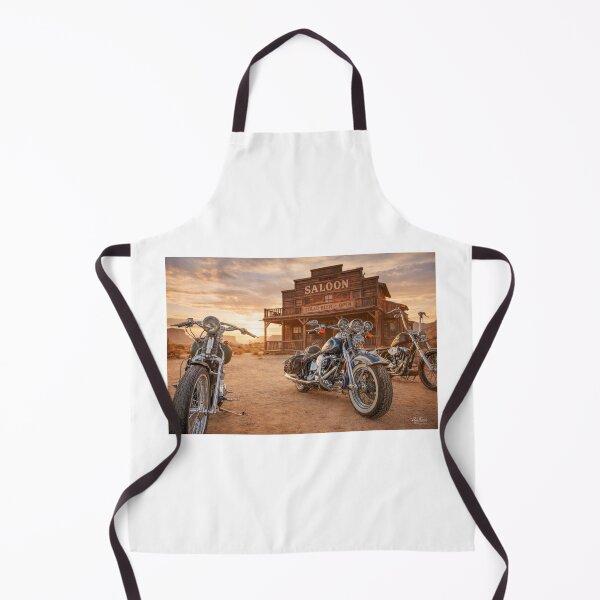 Item preview, Last Stop Saloon – Classic Motorcycles at Sunset designed and sold by Russell Thorne.